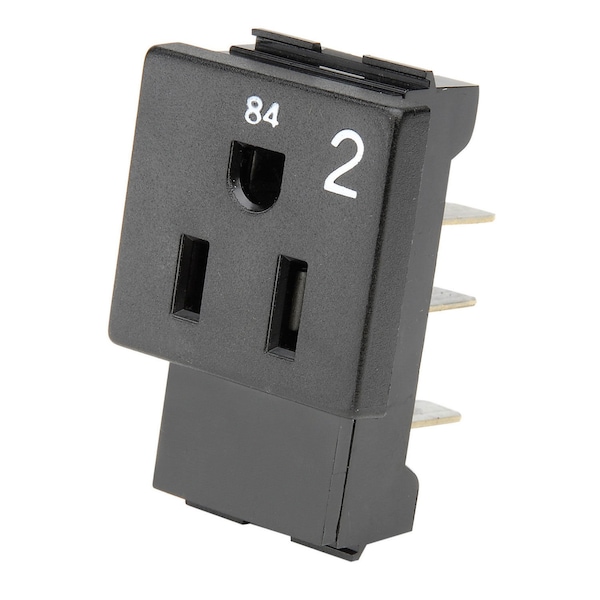 Electri-Cable Assemblies 15 Amp Circuit 2 Receptacle, 4PK 84-S2-BL175-4K - main